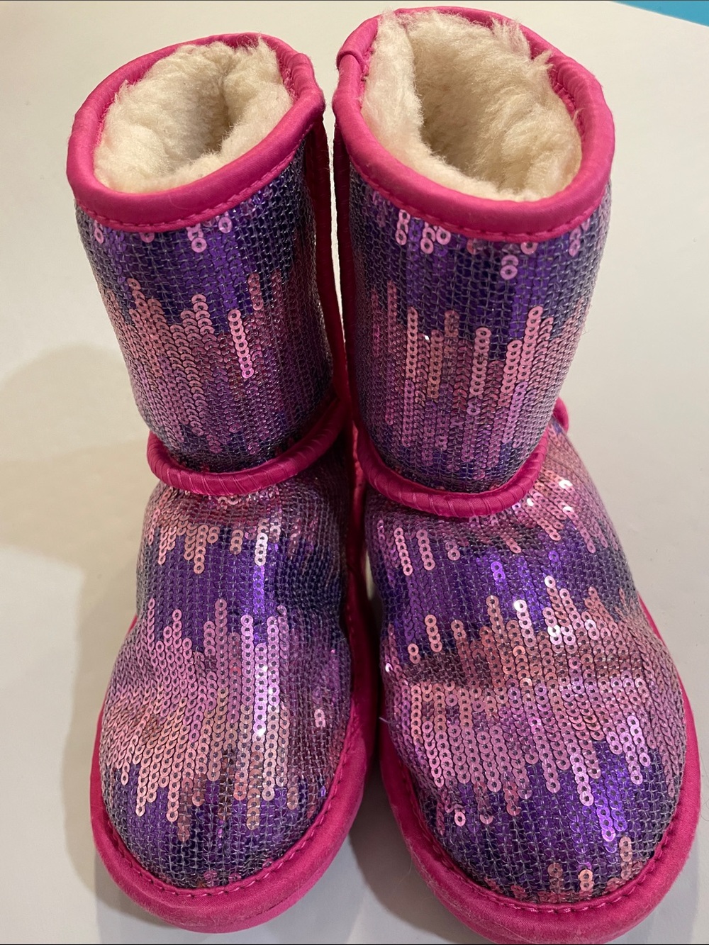 UGG Sequin Pink & Purple Winter Boots